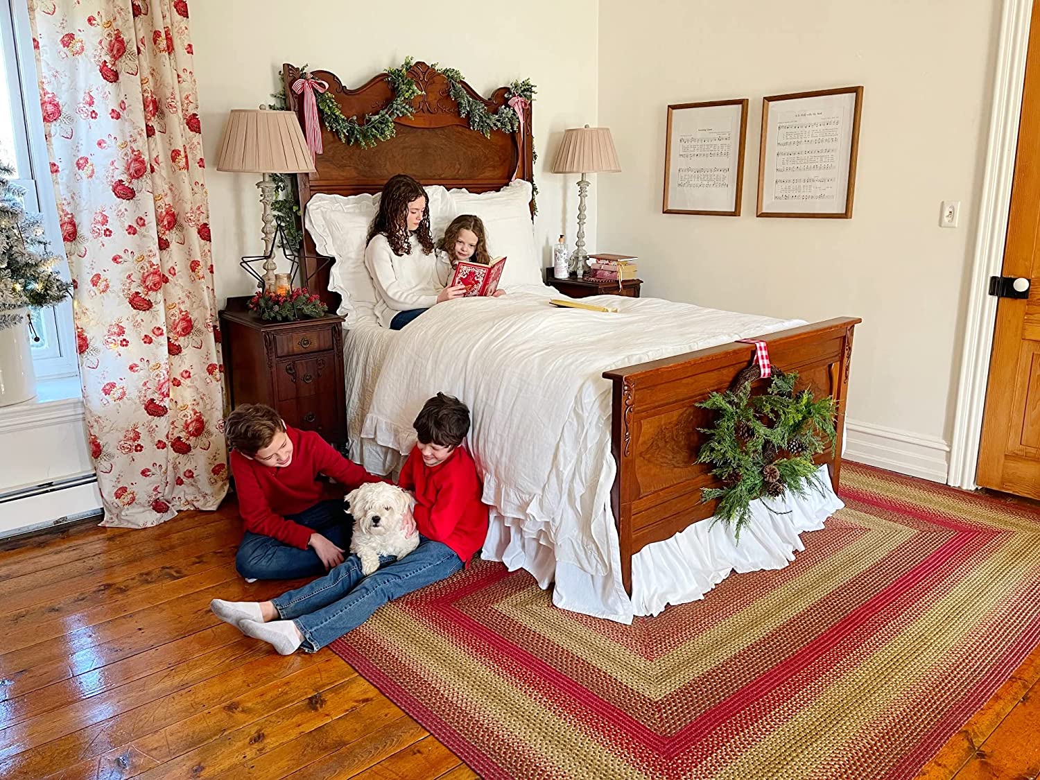 bedroom braided rugs