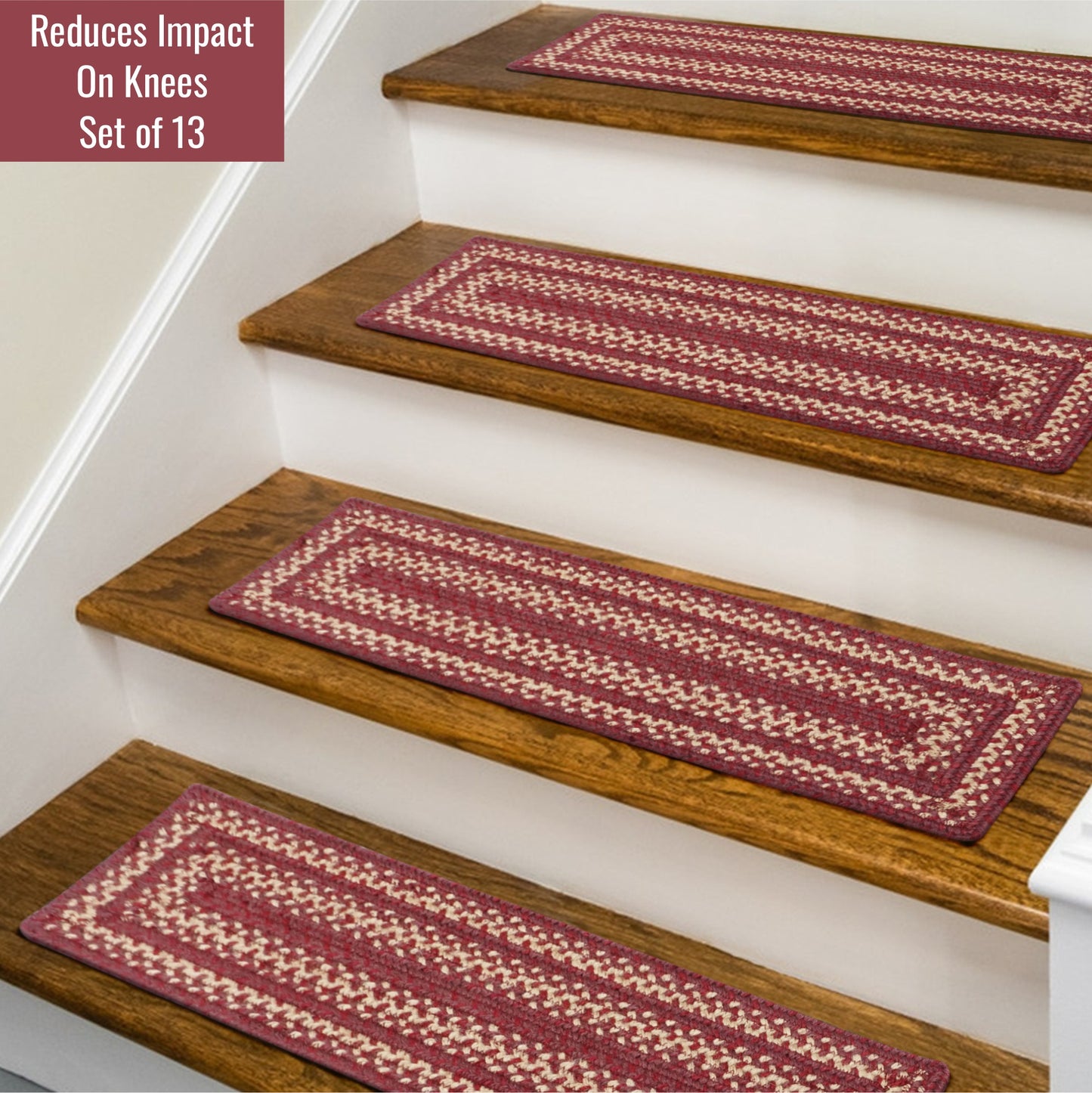 Autumn Maple Burgundy Jute Braided Accessories