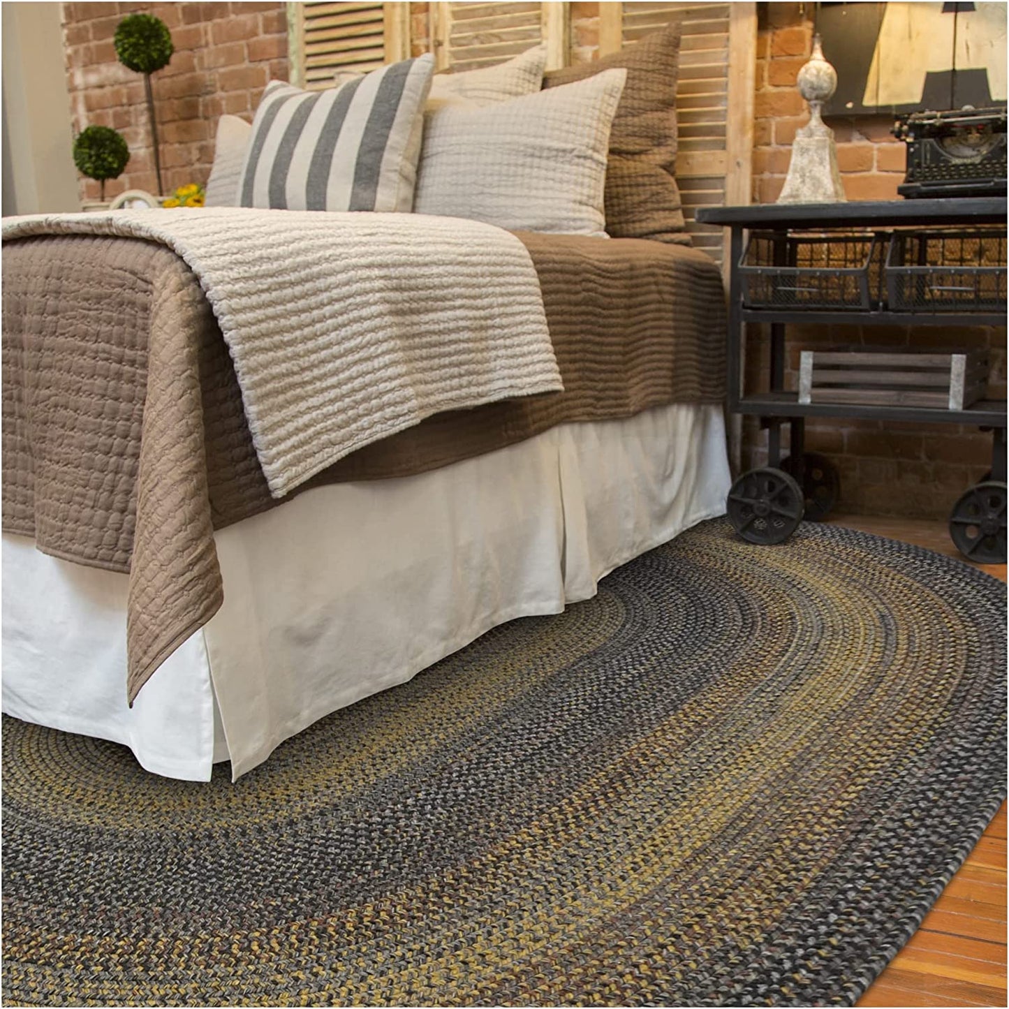 Black Forest Outdoor Braided Oval Rugs - Braided-Rugs.com