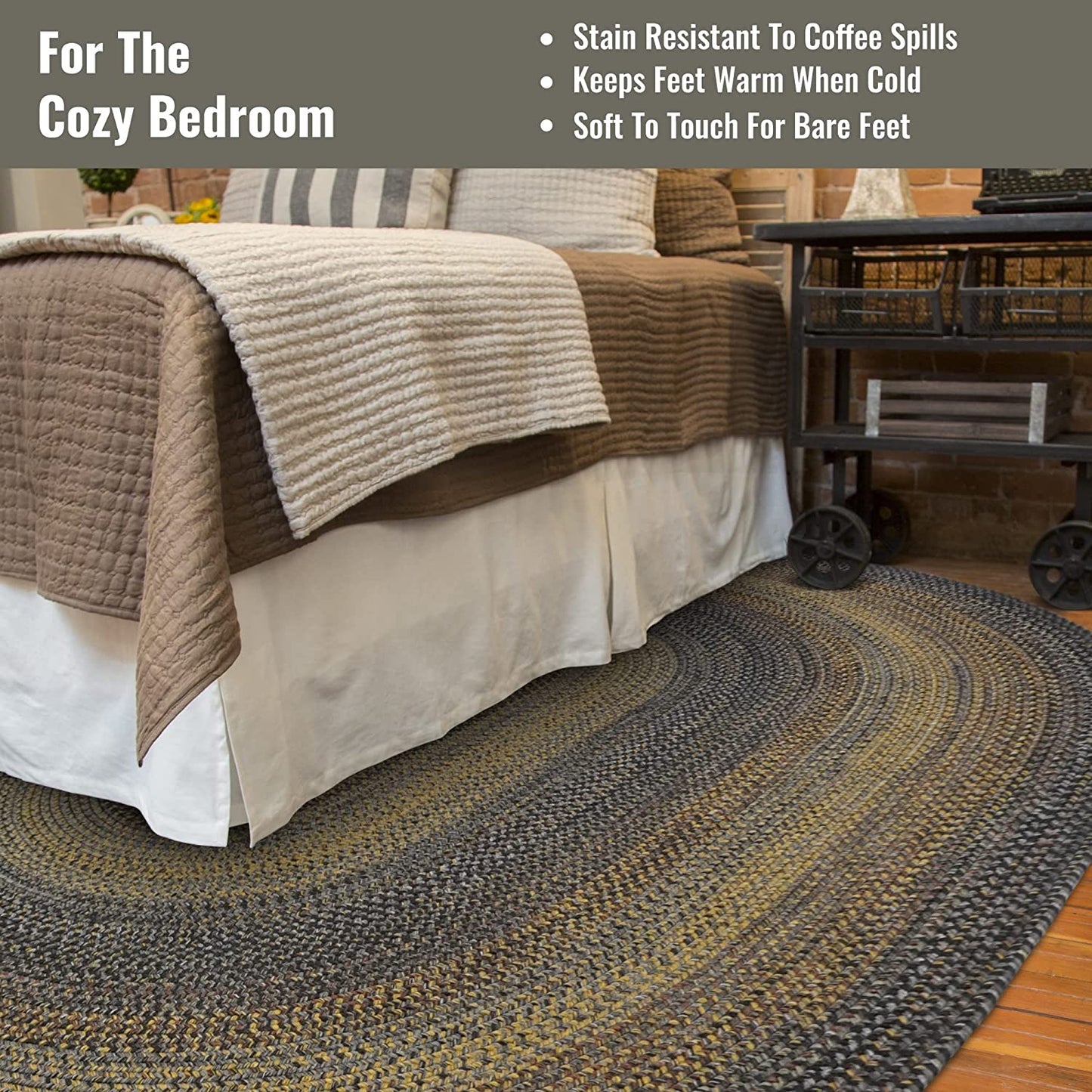 Black Forest Outdoor Braided Oval Rugs - Braided-Rugs.com