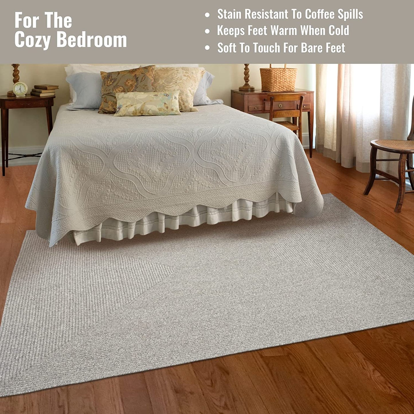 Slate Outdoor Braided Rectangular Rugs - Braided-Rugs.com