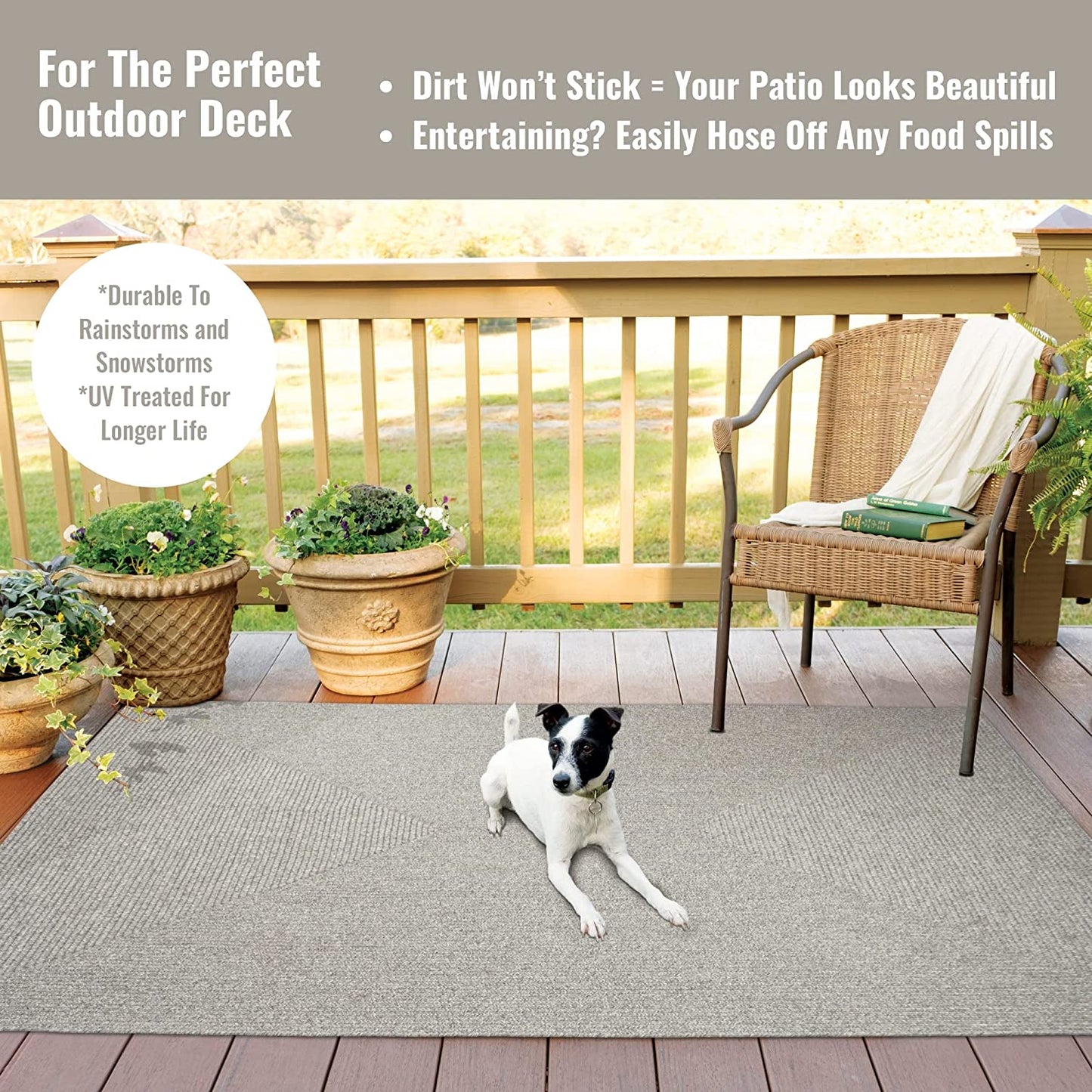 Slate Outdoor Braided Rectangular Rugs - Braided-Rugs.com