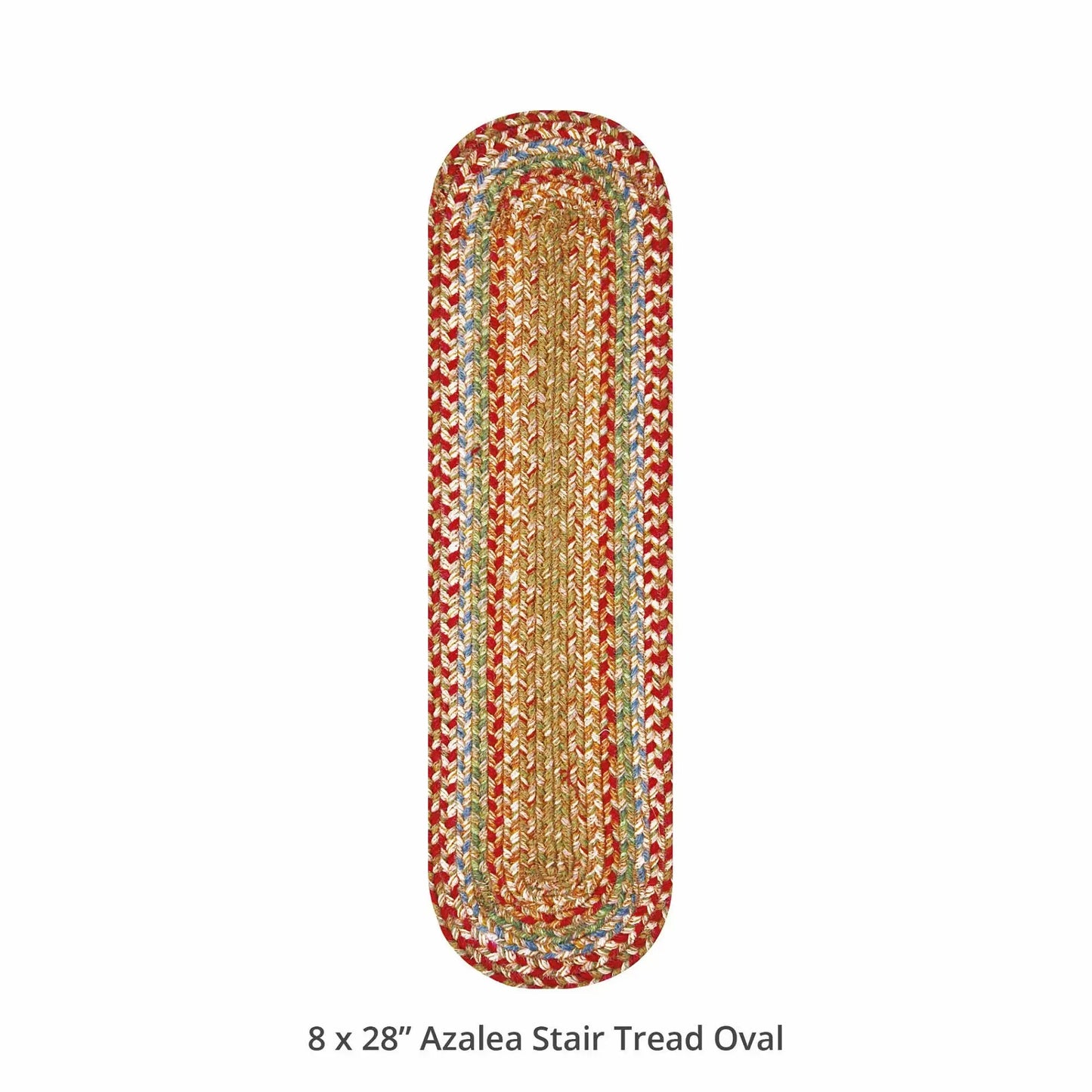Azalea Multi Color Jute Stair Tread