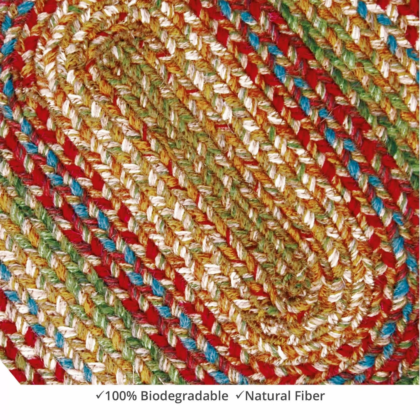 Azalea Multi Color Jute Stair Tread