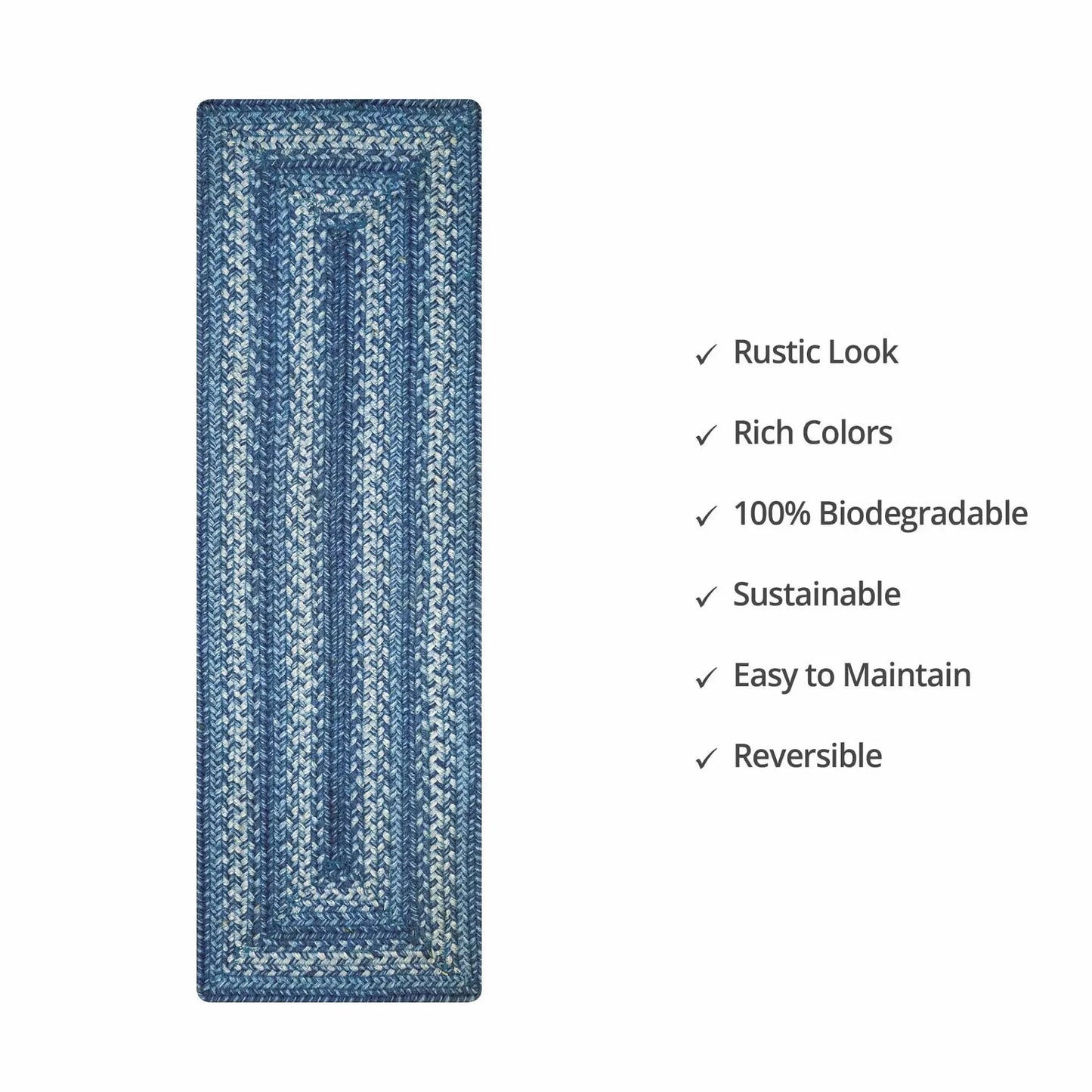 Denim Jute Stair Tread