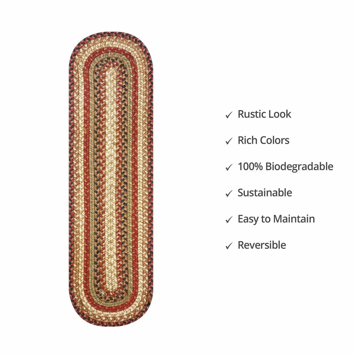 Gingerbread Jute Stair Tread