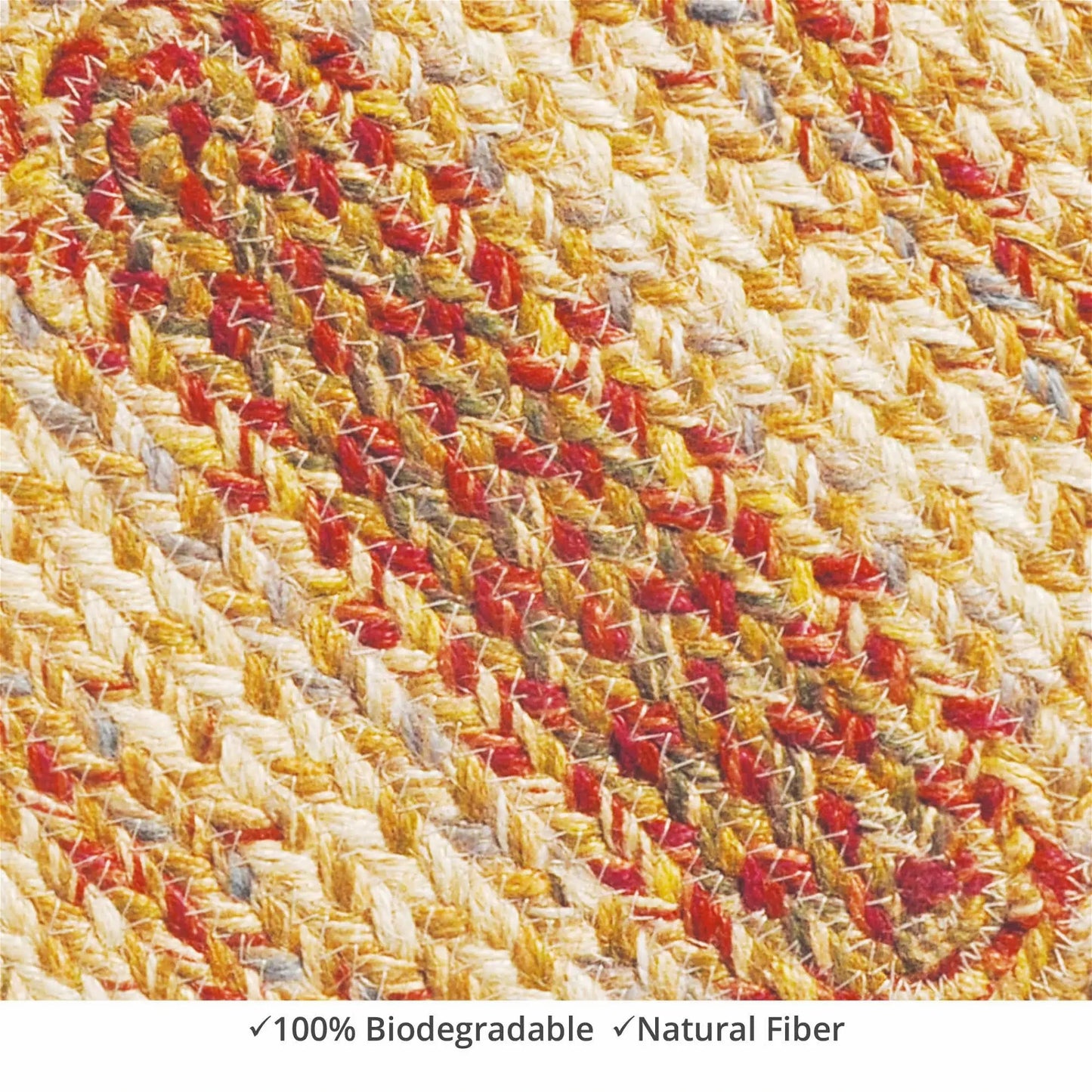 Harvest Beige Jute Stair Tread