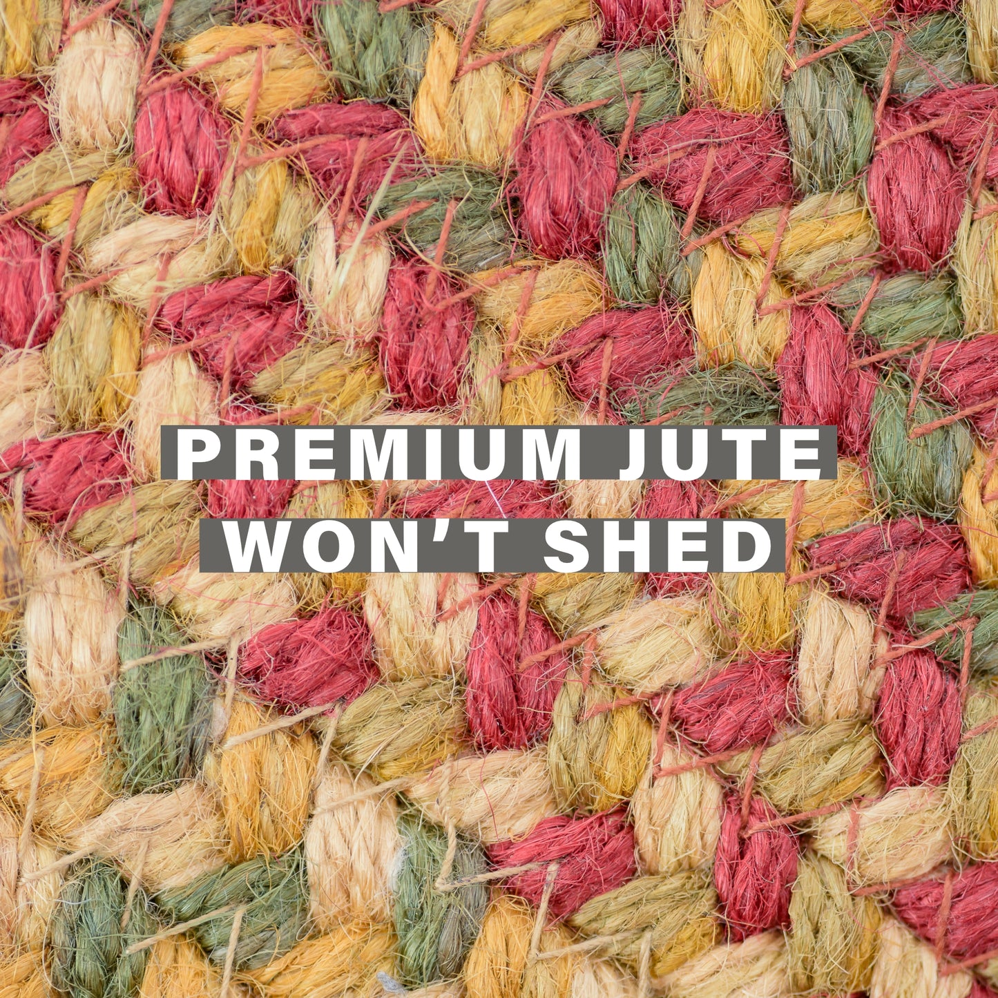 Cider Barn Red Jute Round Braided Rugs