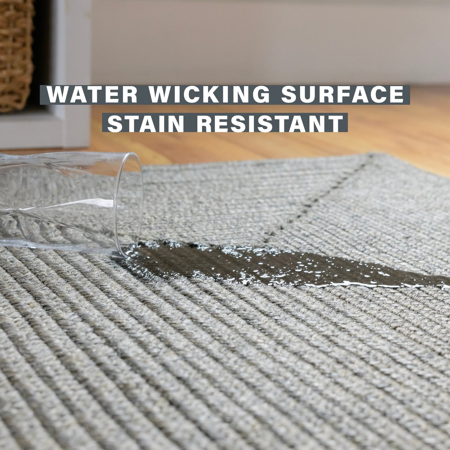 Smoke Grey Ultra Durable Braided Rectangular Rugs
