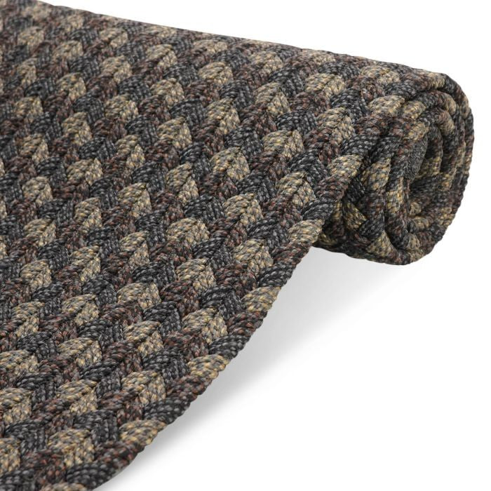 Homespice Black Galaxy Luxuria Braided Rugs