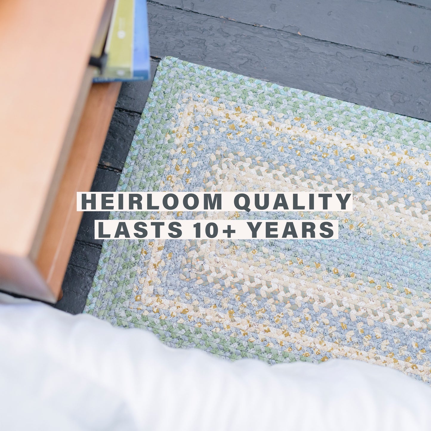 Baja Blue Cotton Braided Oval Rugs