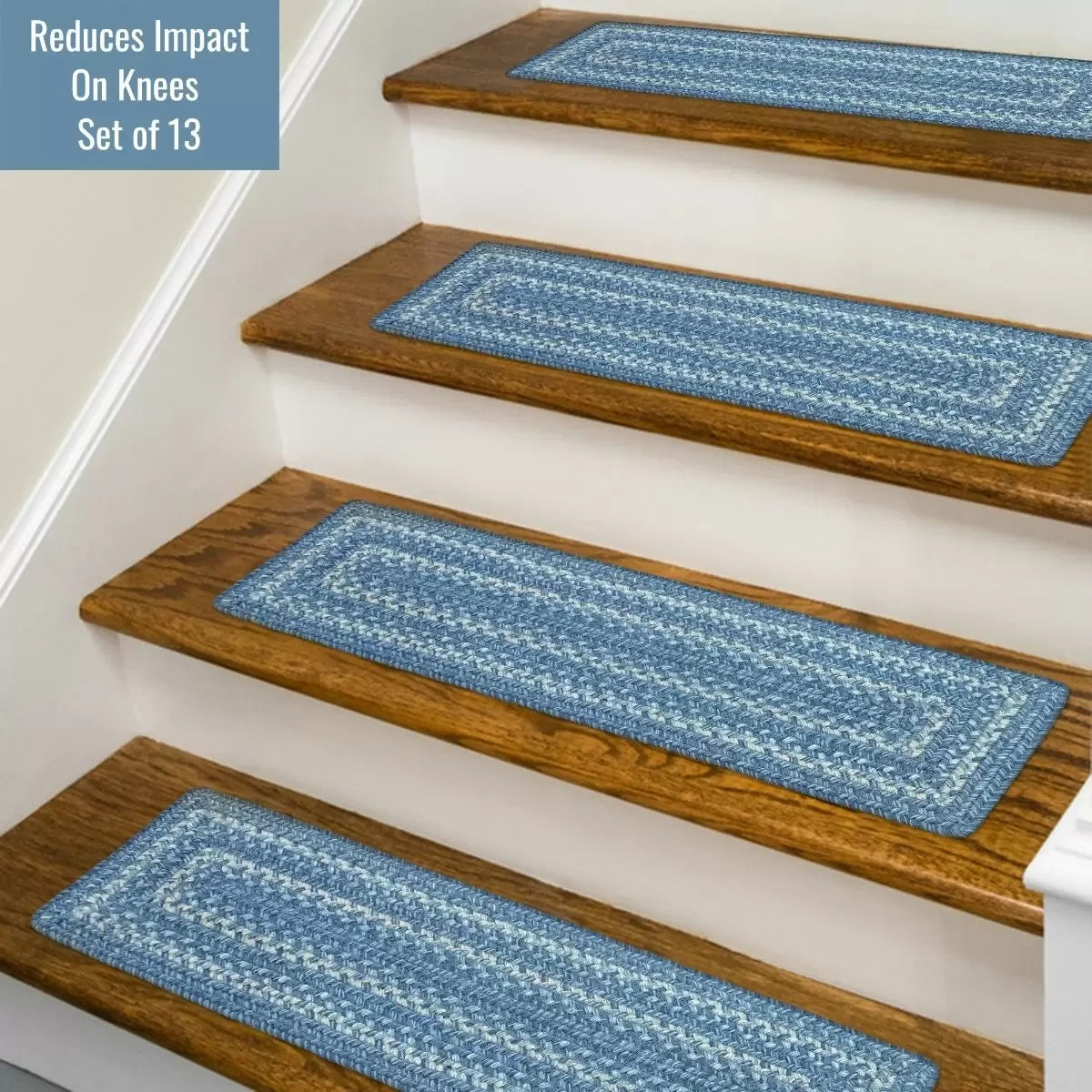 Denim Blue Jute Braided Accessories