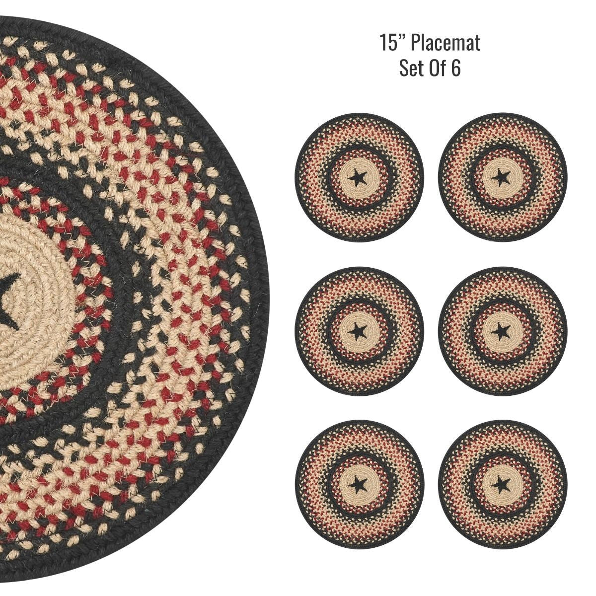 Gloucester Black - Brown Jute Braided Accessories