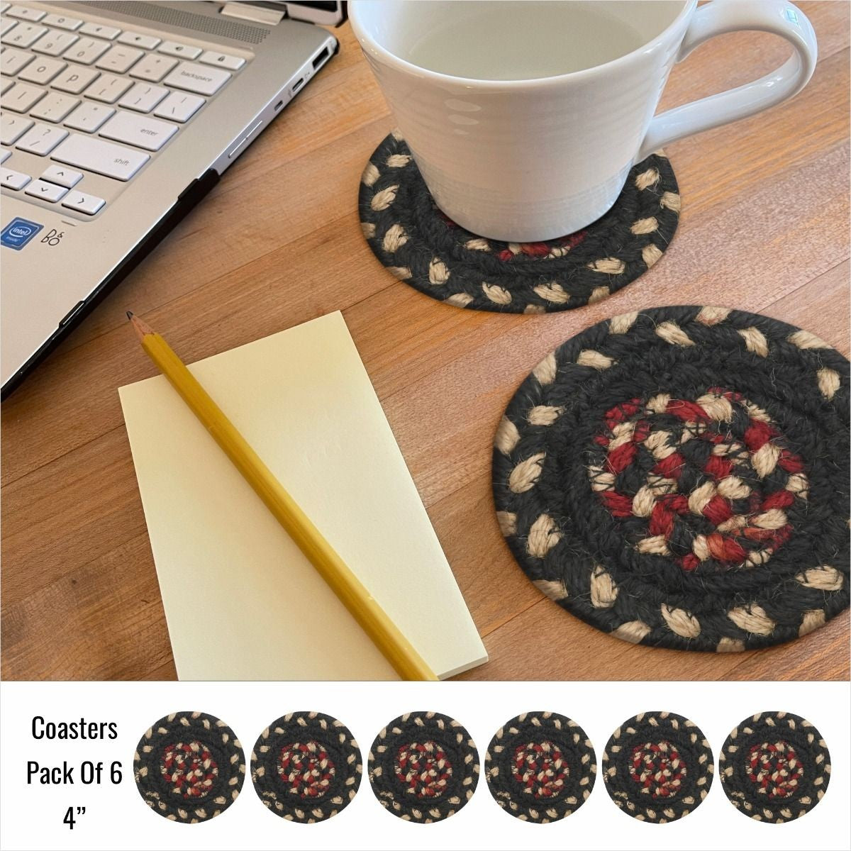 Gloucester Black - Brown Jute Braided Accessories