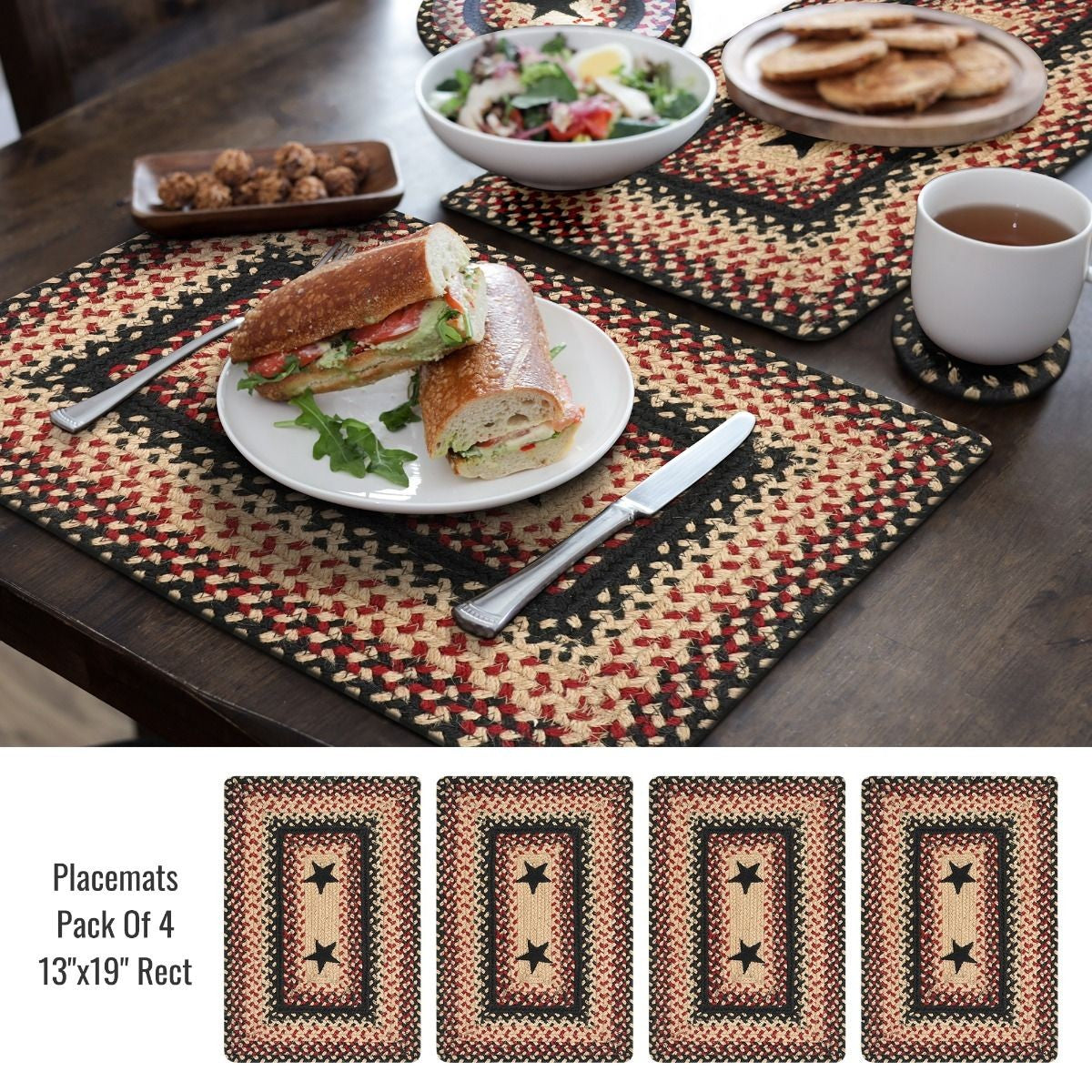 Gloucester Black - Brown Jute Braided Accessories