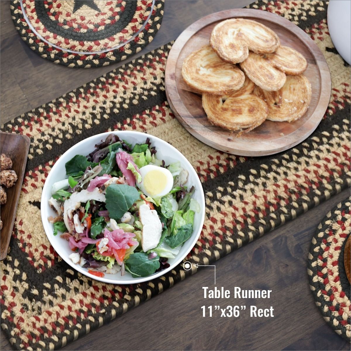 Gloucester Black - Brown Jute Braided Accessories