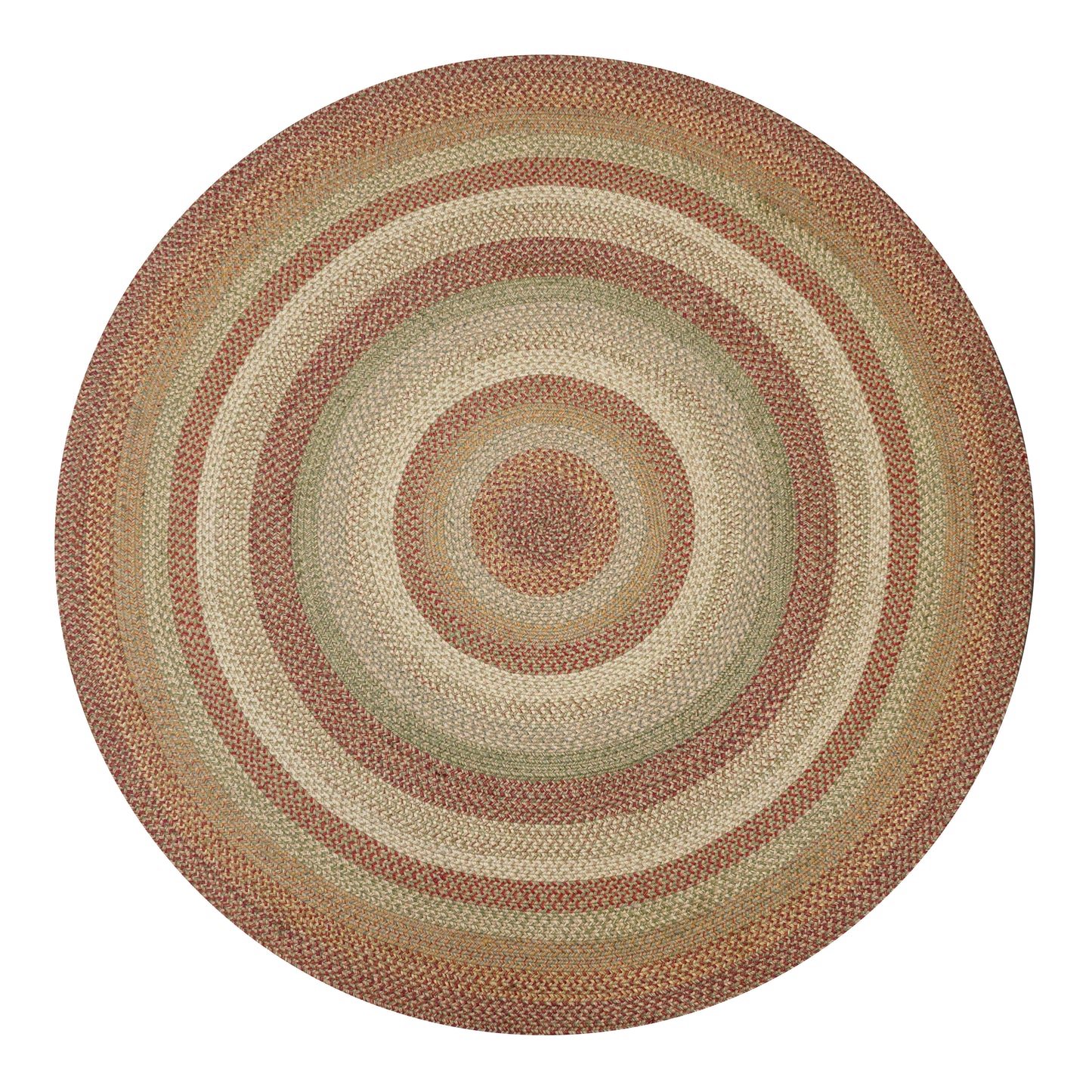 Harvest Beige Jute Braided Round Rugs