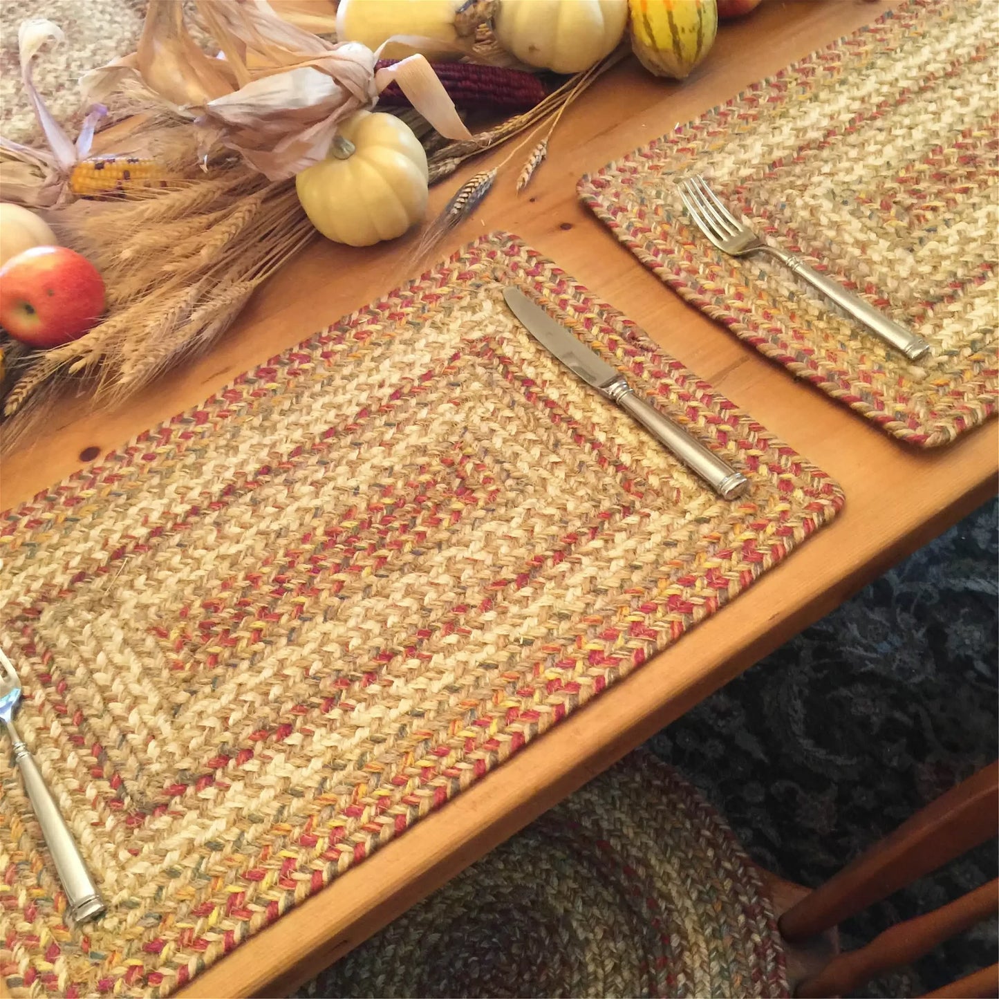 Harvest Beige Jute Braided Accessories