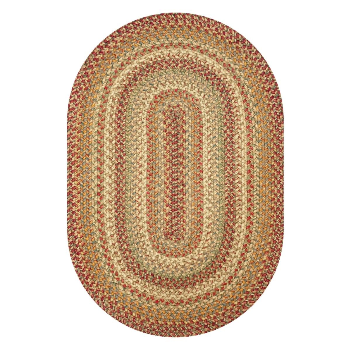 Harvest Brown Jute Oval Braided Rugs - Braided-Rugs.com