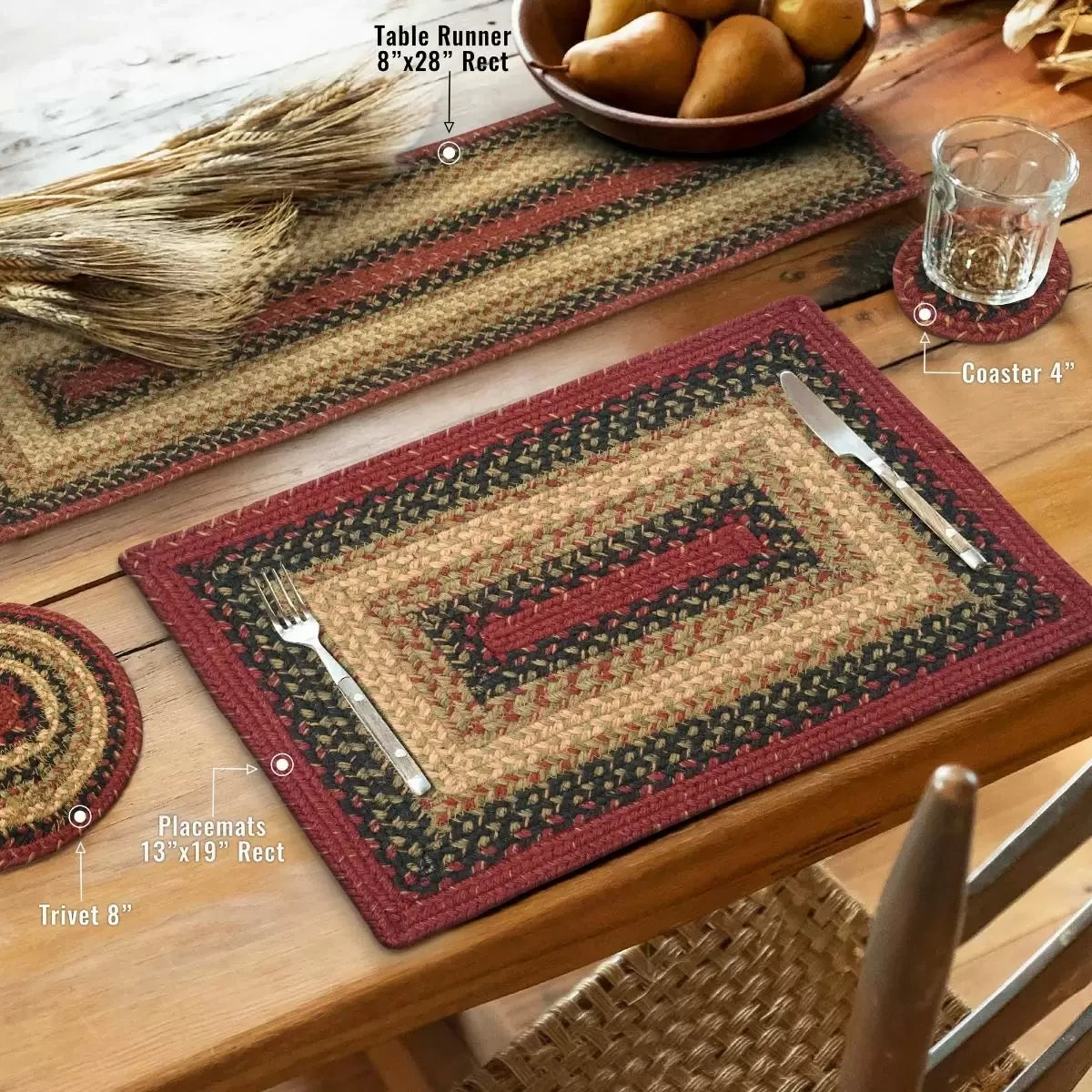 Highland Multi Jute Braided Accessories