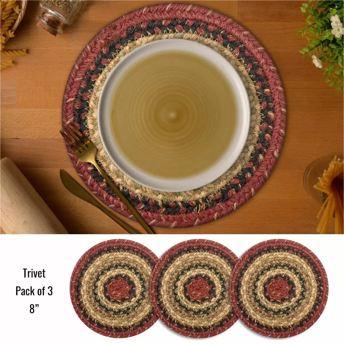 Highland Multi Jute Braided Accessories