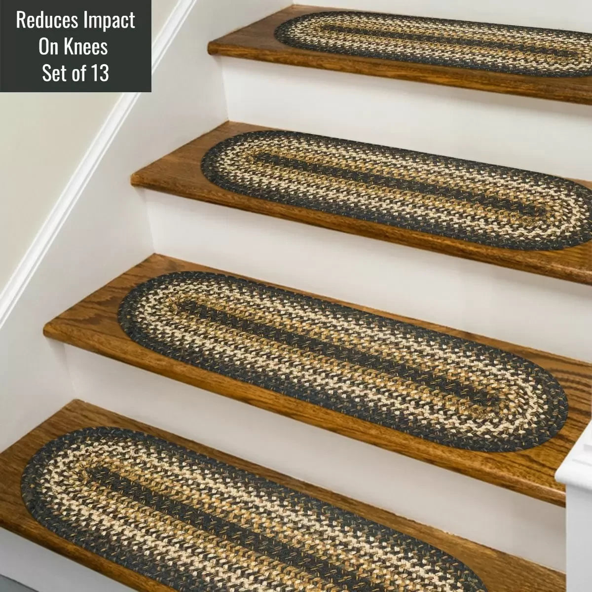 Kilimanjaro Black - Cream Jute Braided Accessories