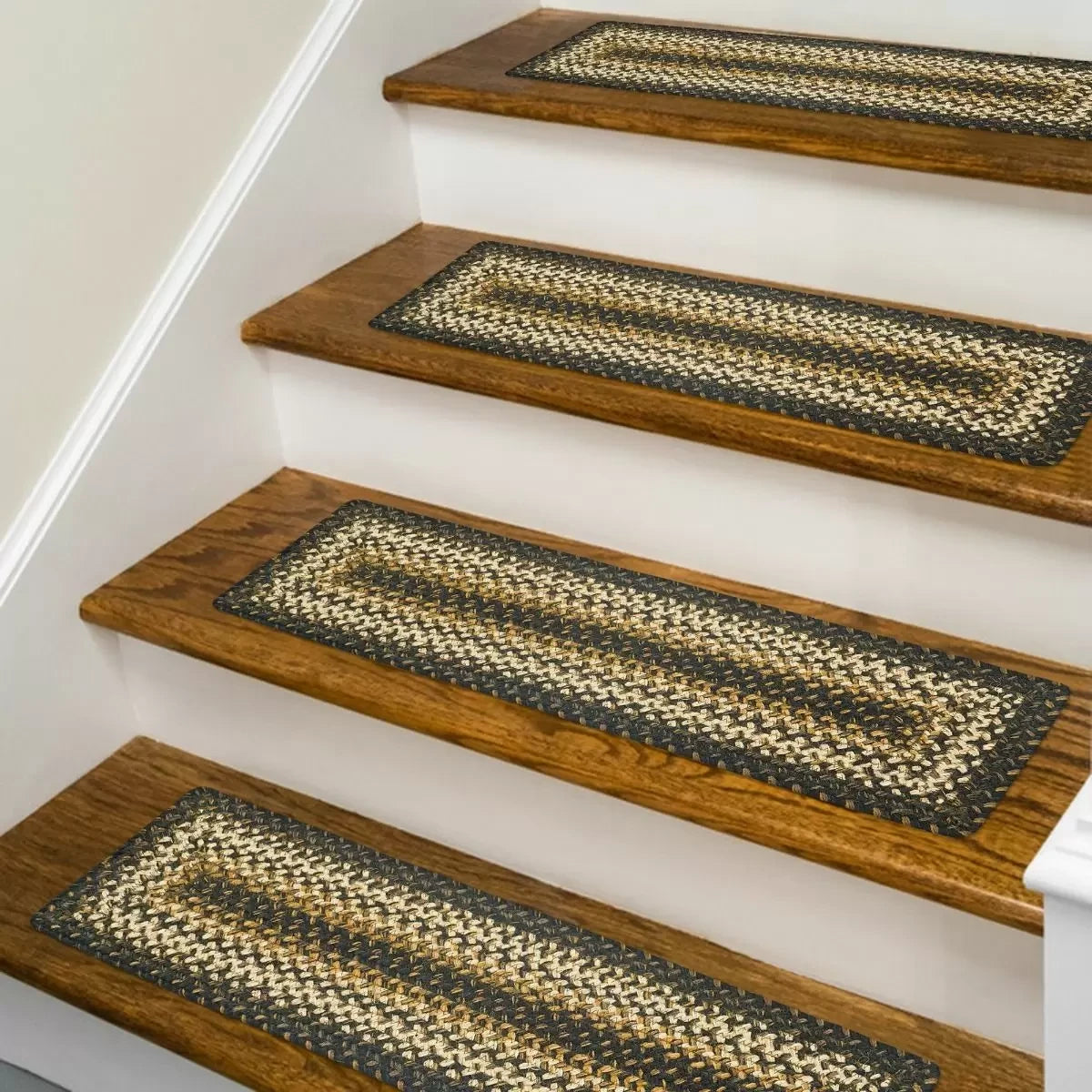Kilimanjaro Black - Color Jute Stair Tread