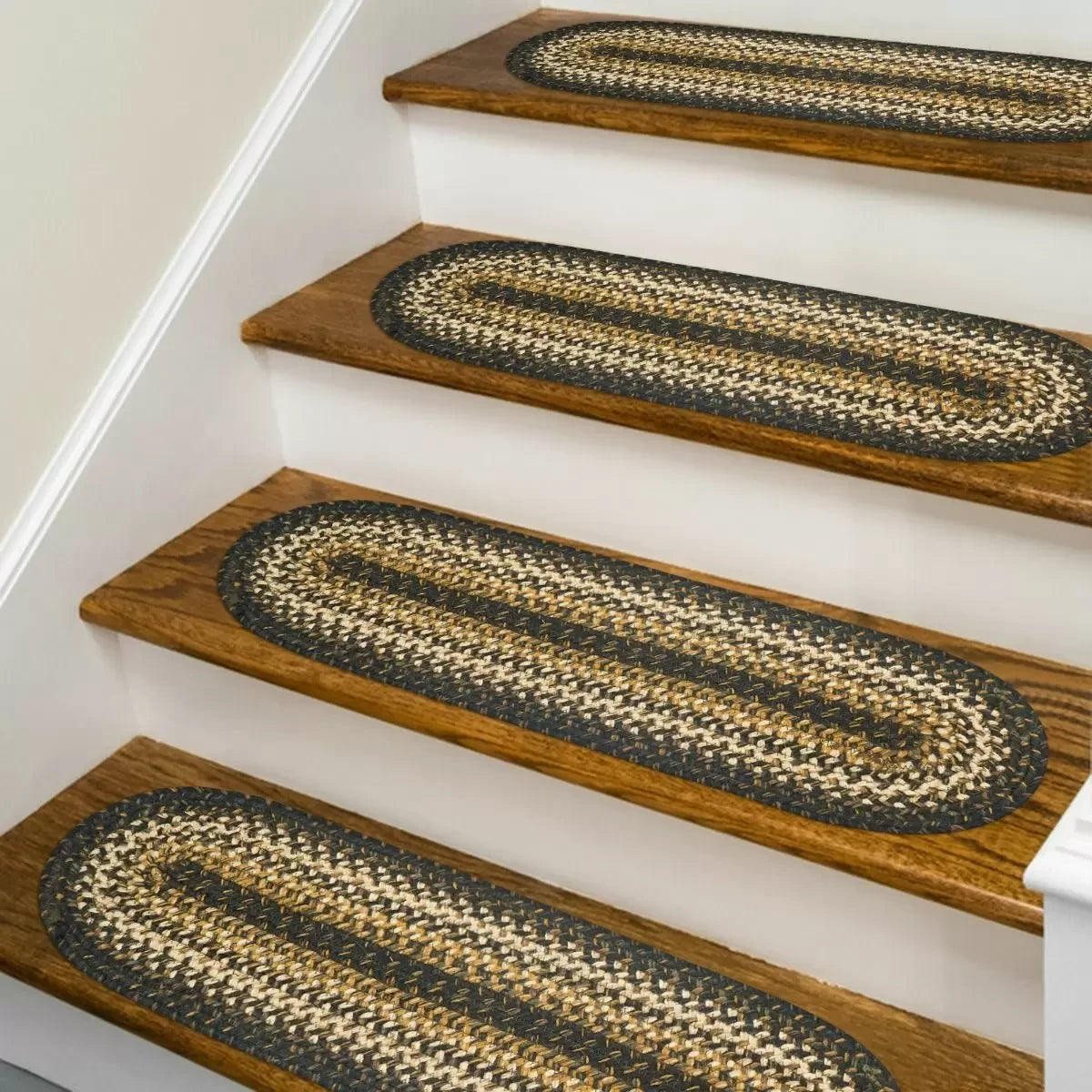 Kilimanjaro Black - Color Jute Stair Tread
