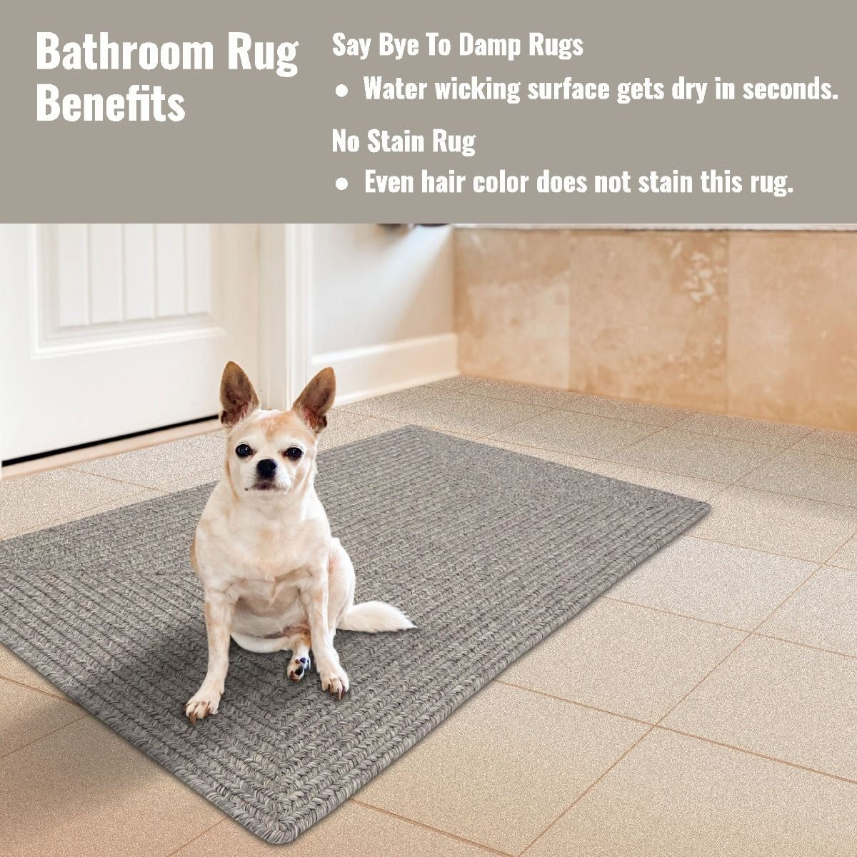 Slate Outdoor Braided Rectangular Rugs
