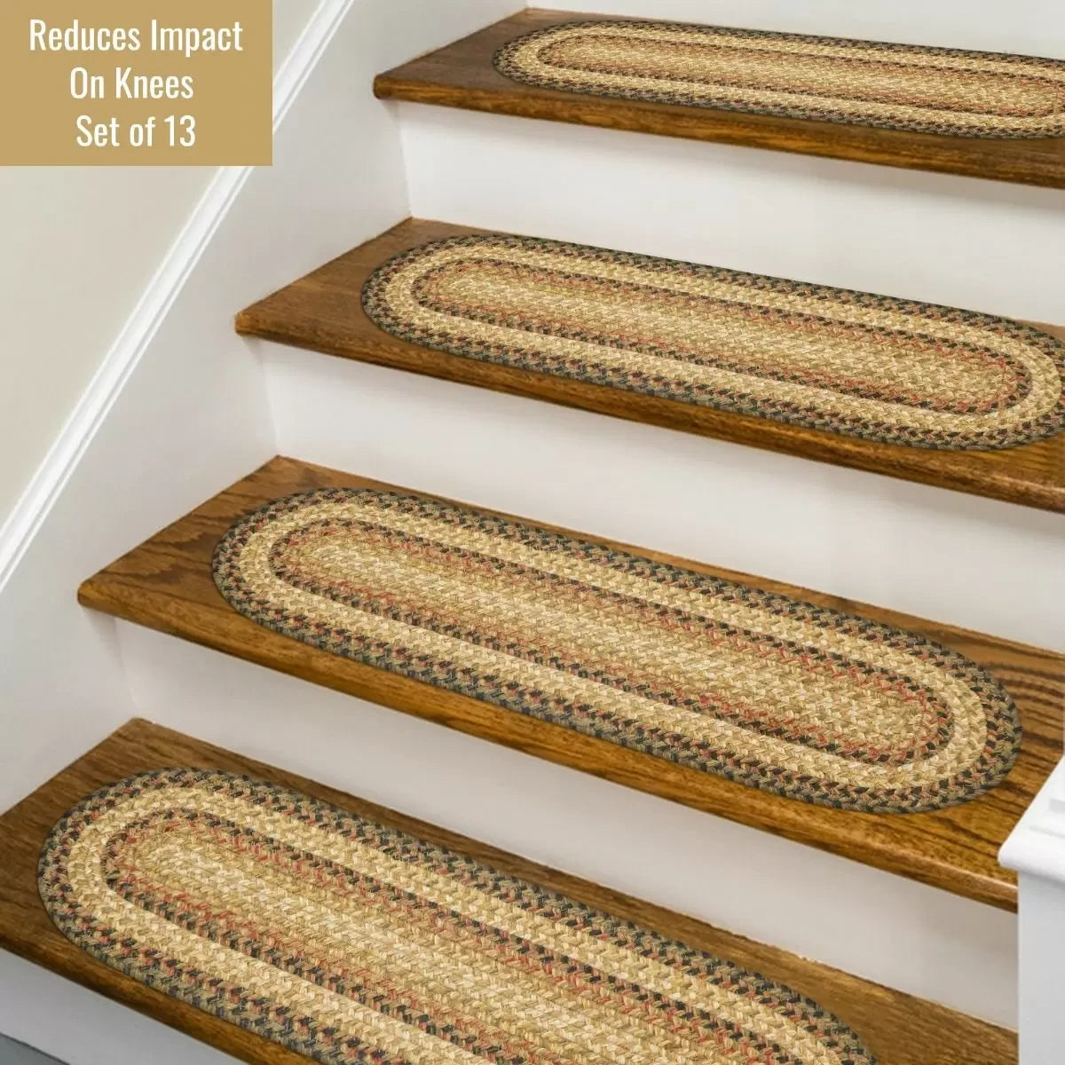 Russett Brown - Beige Jute Braided Accessories