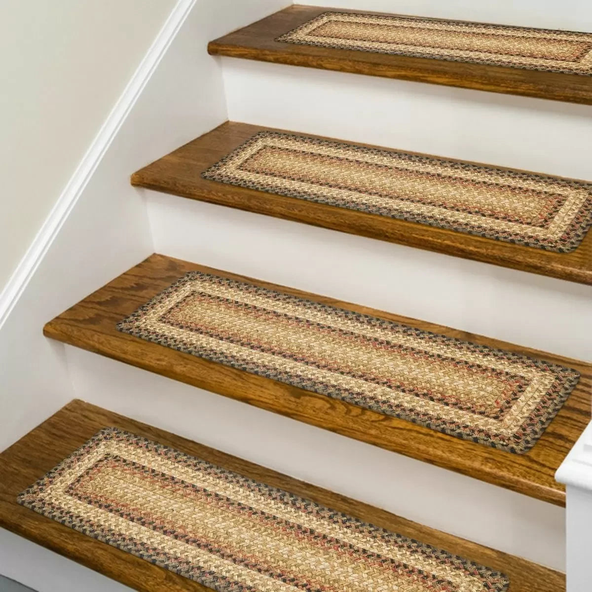 Russett Brown - Beige Jute Braided Accessories