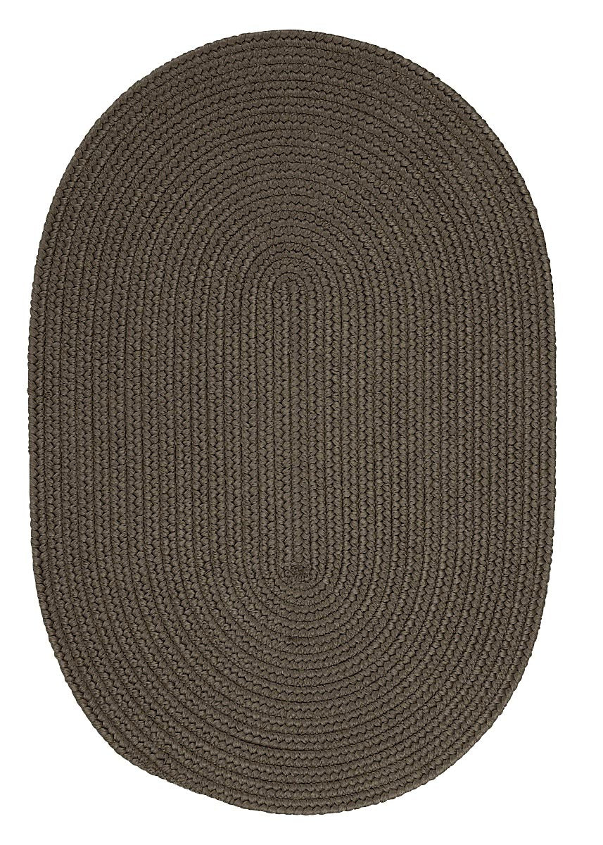 Boca Raton Dark Green Outdoor Braided Oval Rugs –