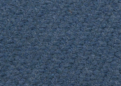 Westminster Federal Blue Outdoor Braided Rectangular Rugs