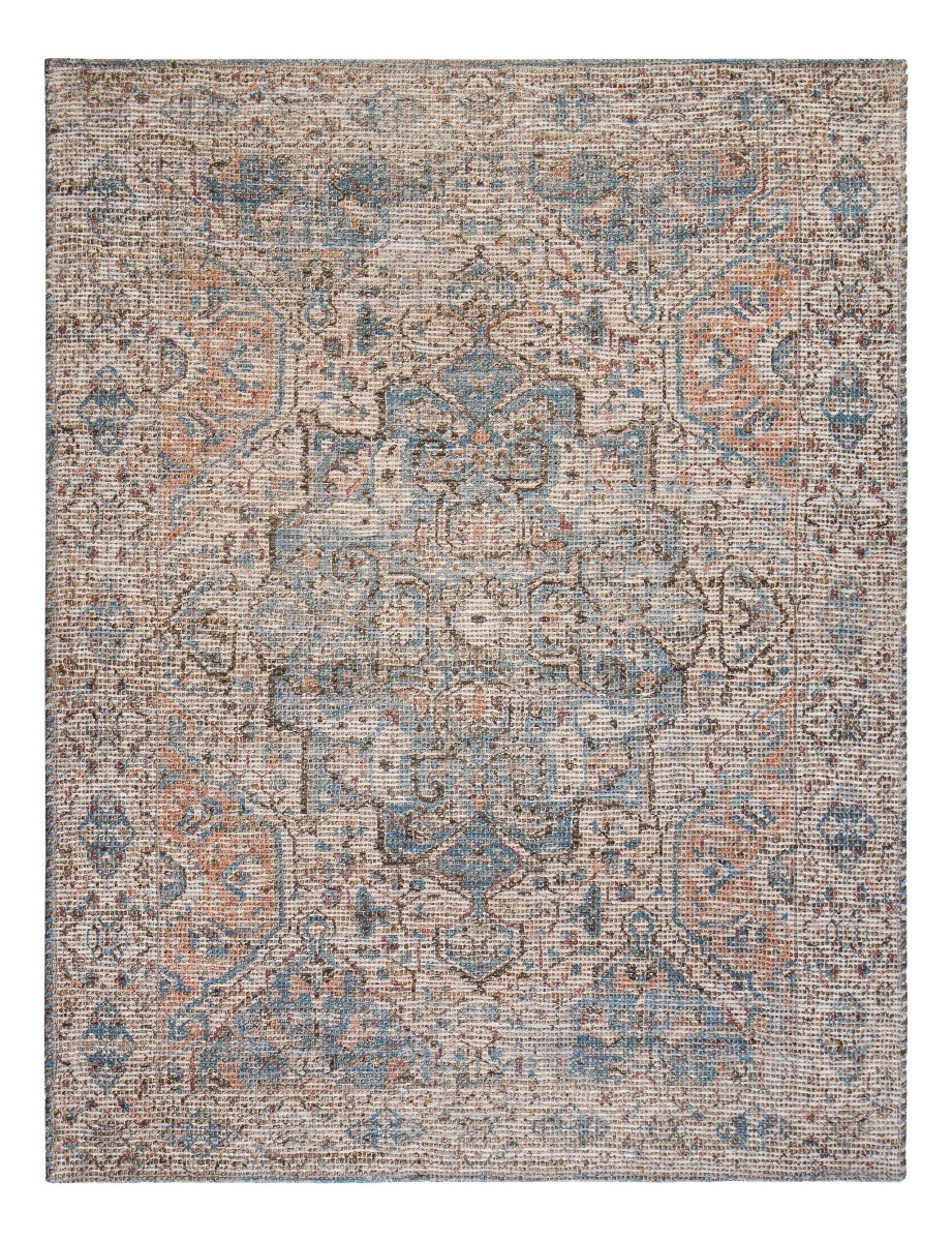 Damavand Distressed Rectangular Jute Braided Rug