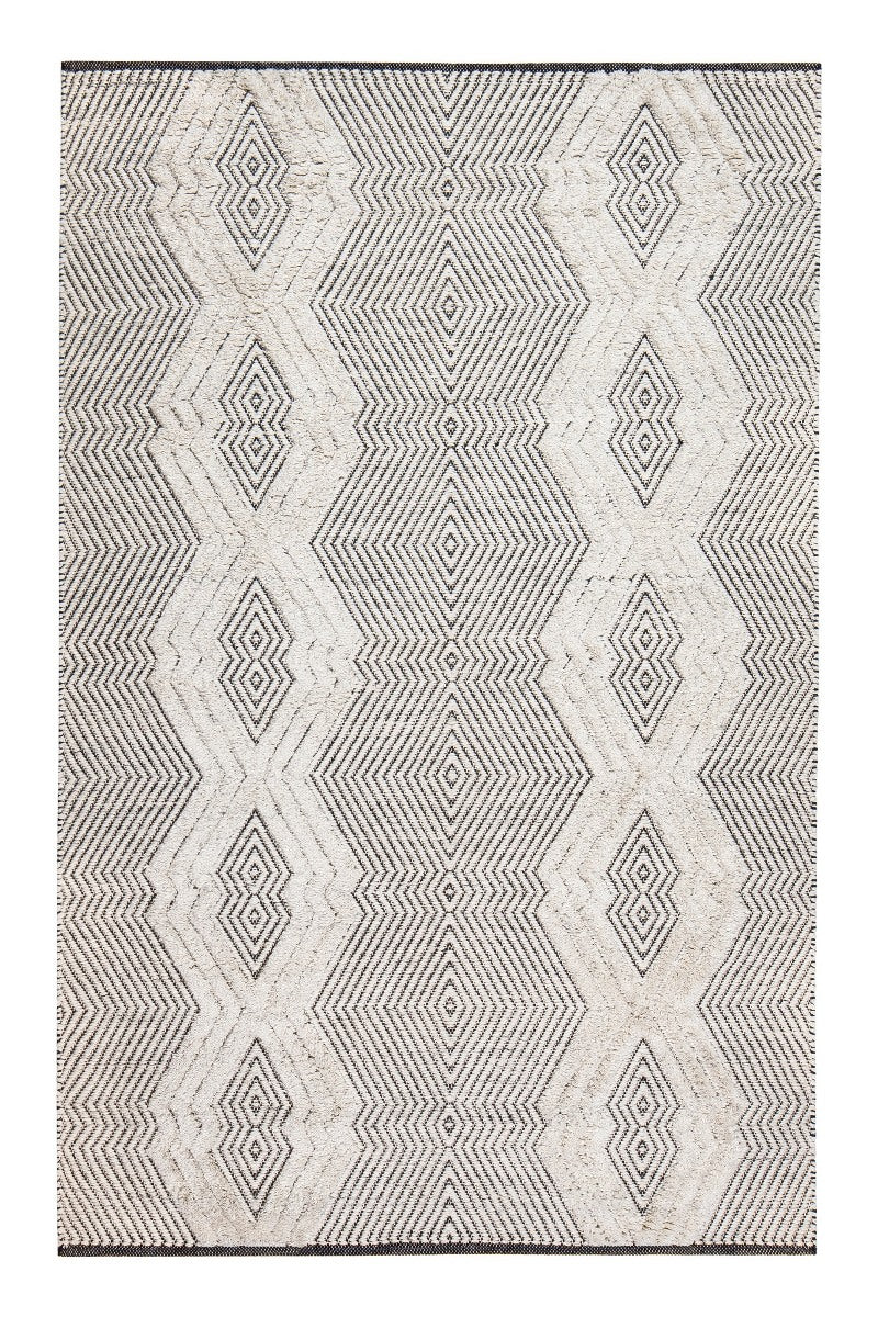 Joni Tufted Tribal Rectangular Jute Braided Rug