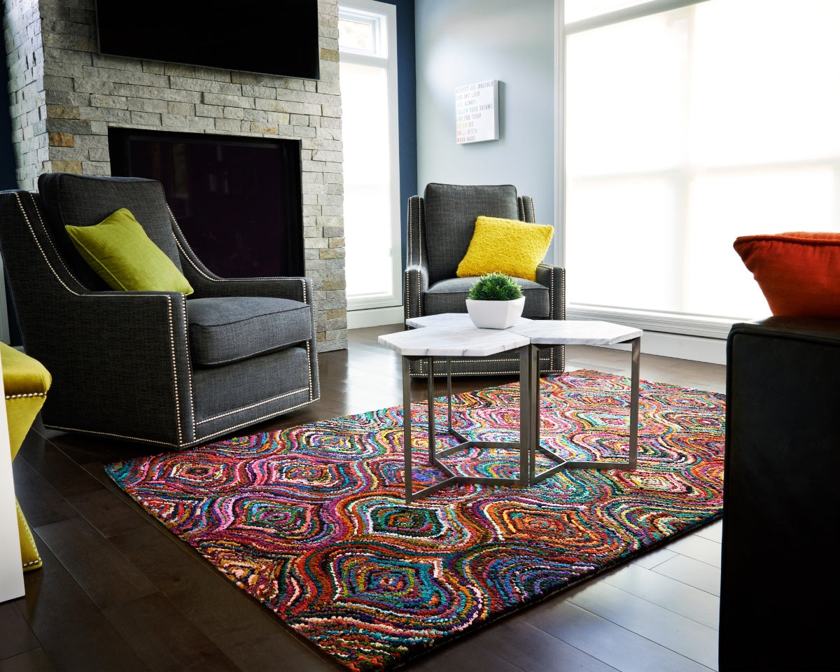 Lantern Multi Rectangular Cotton Braided Rug