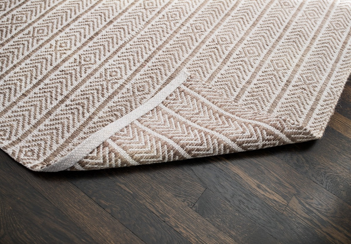 Lazy Lightning Rectangular Cotton Braided Rug