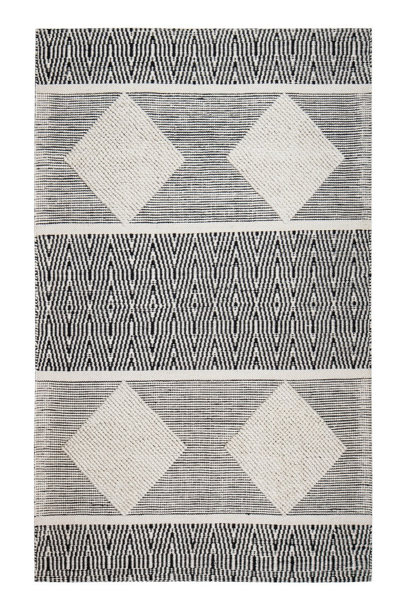 Oboto Hand-Loomed Tribal Rectangular Ultra Durable Braided Rug
