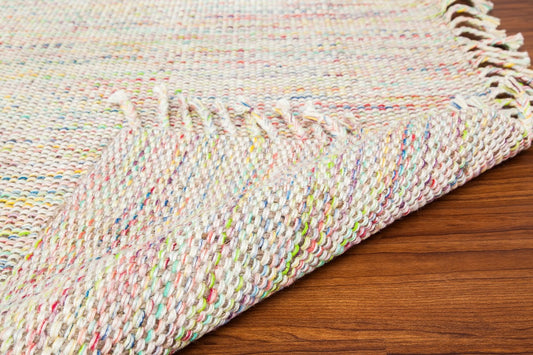 Parthi Multicolored Rectangular Jute Braided Rug