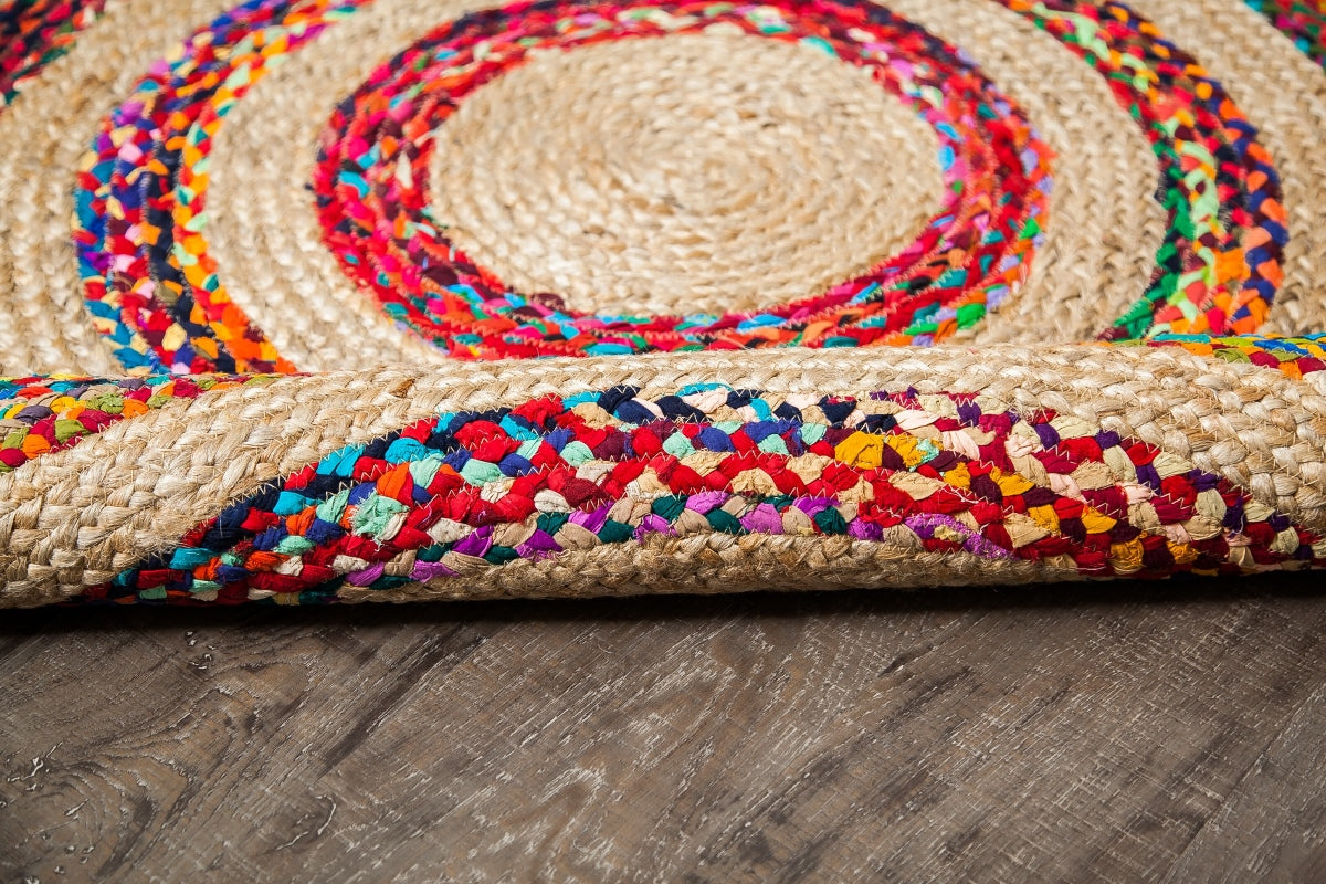 Akumal Round Cotton Braided Rug