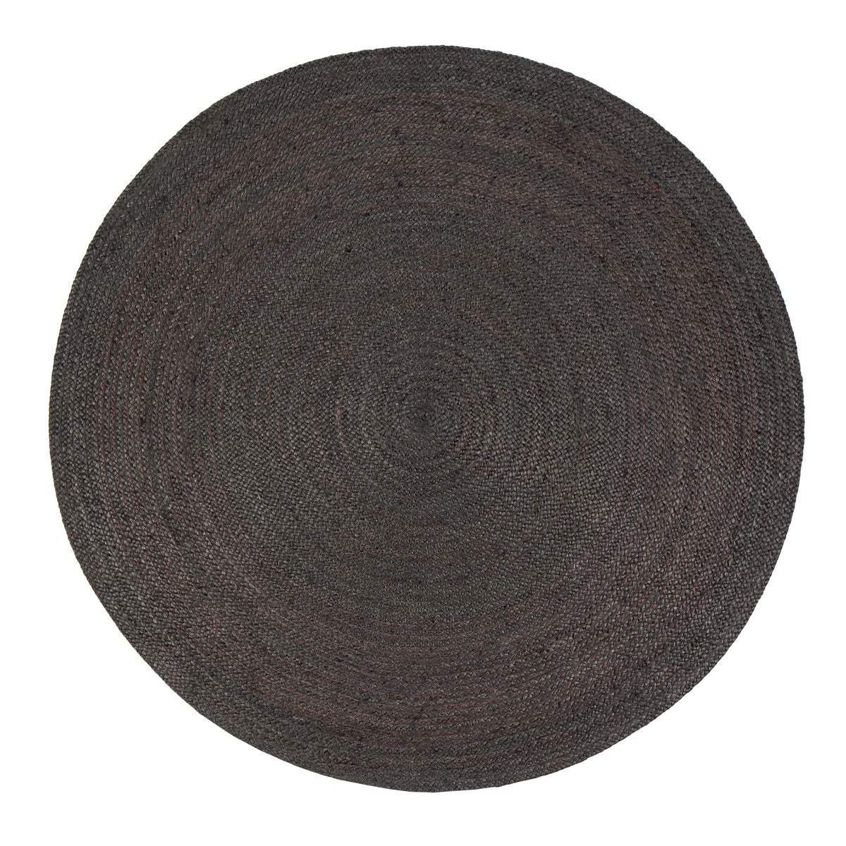Kerala Gray Round Jute Braided Rug