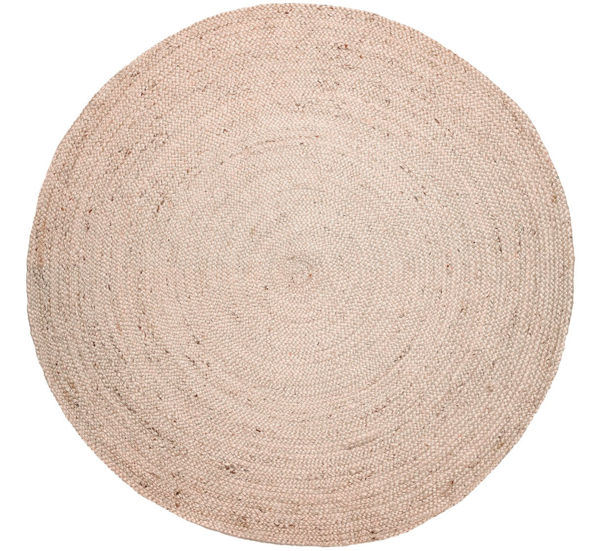 Kerala Ivory Round Jute Braided Rug