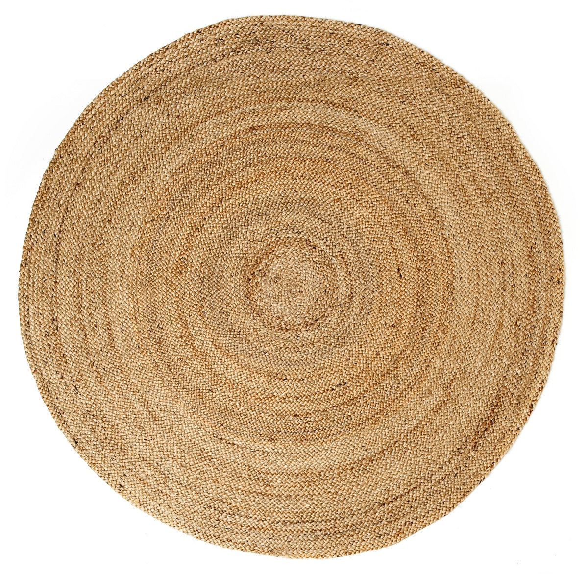 Kerala Natural Round Jute Braided Rug