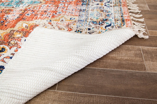 Taftan Distressed Rectangular Ultra Durable Braided Rug