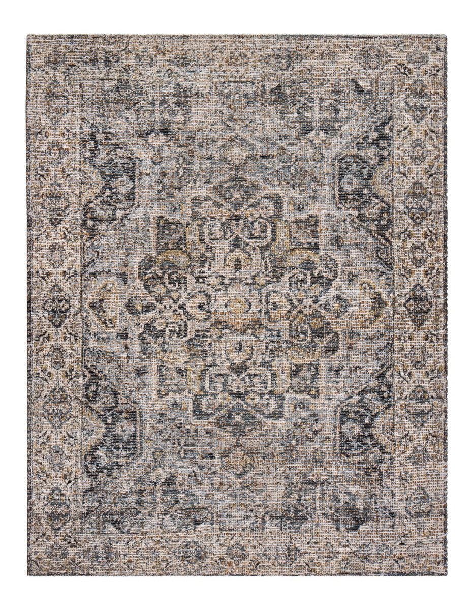 Zagros Distressed Rectangular Jute Braided Rug
