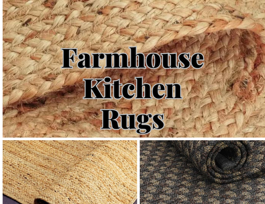 Top 6 Farmhouse Kitchen Rugs from Braided-Rugs.com
