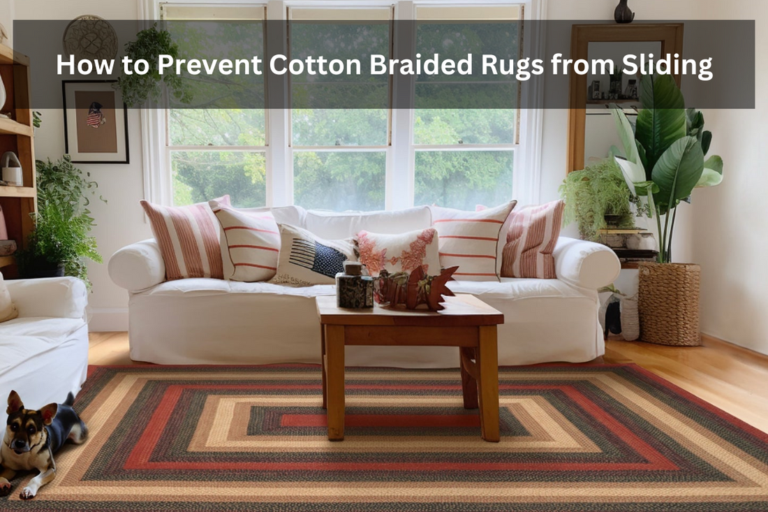 How to Prevent Cotton Braided Rugs from Sliding