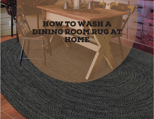 How to Wash a Dining Room Rug at Home