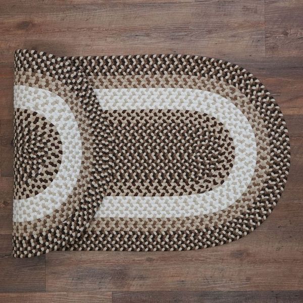 Benson Creek Braided Natural Sand Runner Natural Rustic Farmhouse Rug