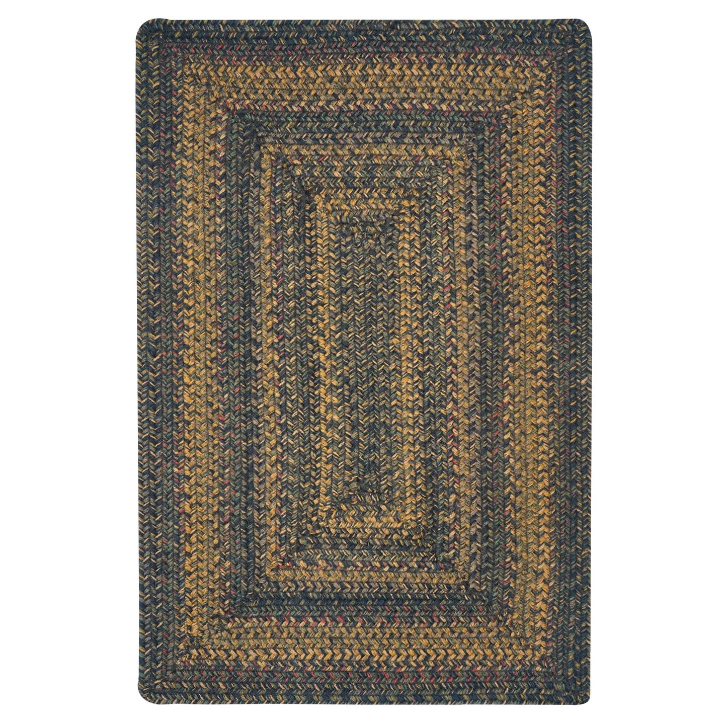 Salem Black Jute Braided Rectangular Rugs